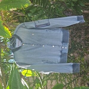 Juicy Couture Denim Bomber Jacket